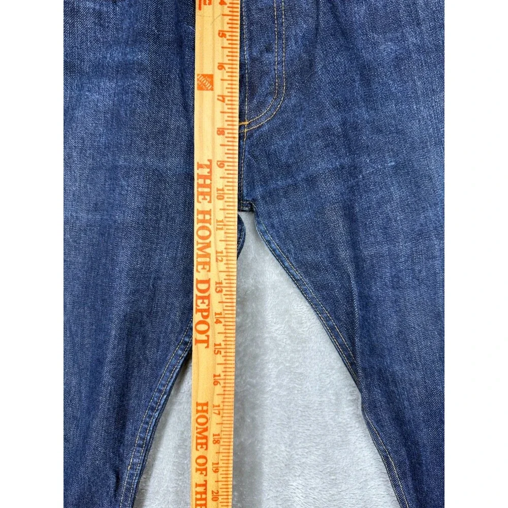 3sixteen Jeans Mens 34 Raw Selvedge Denim USA Made Slim Straight Leg ST-100x
